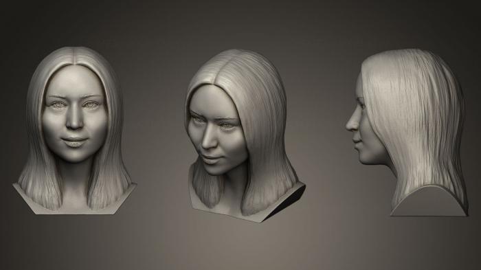 Busts and bas-reliefs of famous people (BUSTC_0279) 3D model for CNC machine